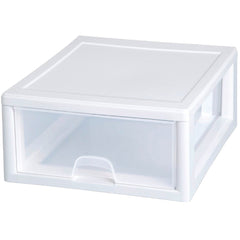STERILITE Sterilite 23018006 16 Qt Stackable Storage Drawer White
