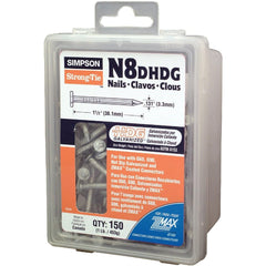 SIMPSON STRONG-TIE Simpson Strong-tie N8DHDG-R Galvanized Joist Nails 8d 150ct