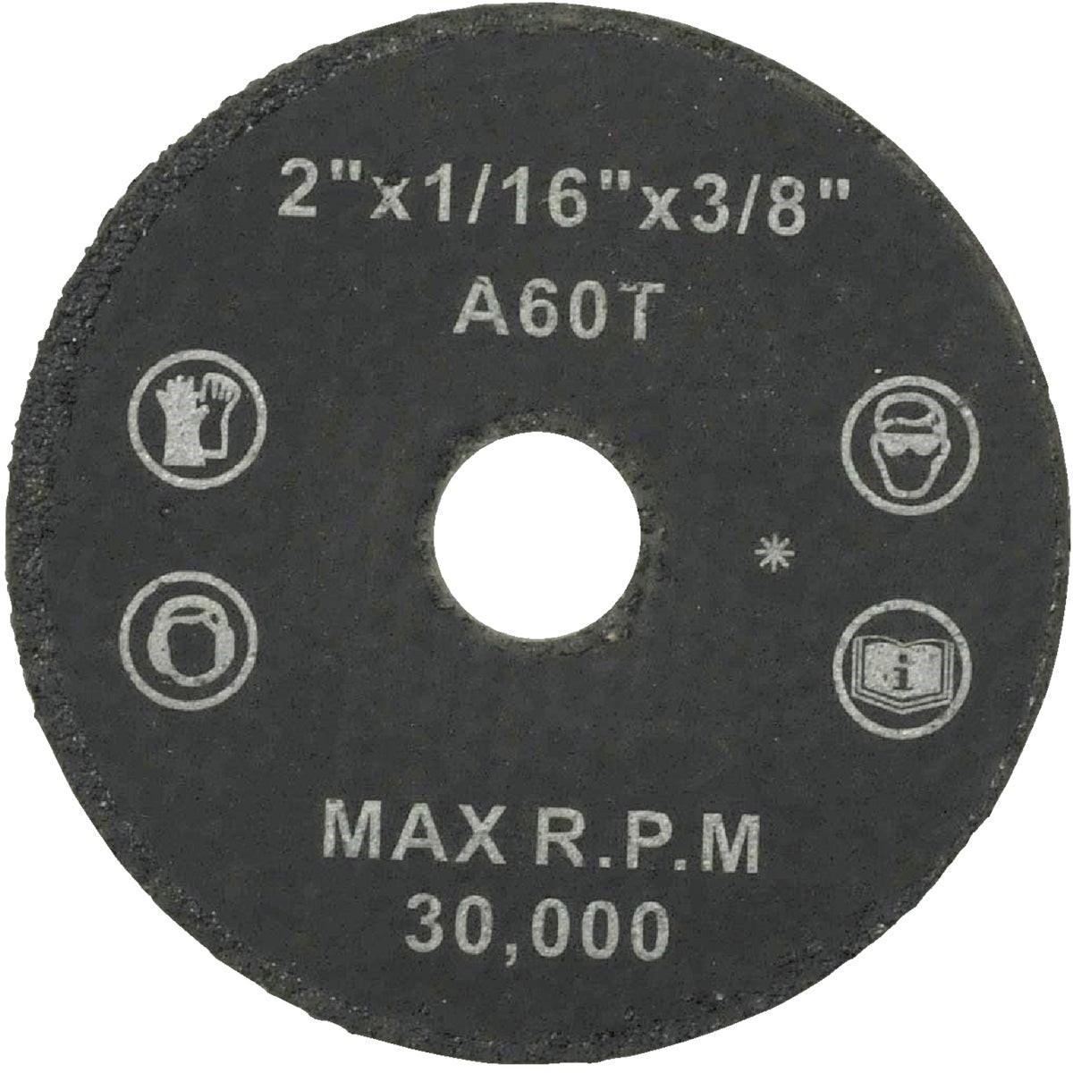 WEILER Weiler 36533 Type 1 Cut-off Wheel 2x1/16x3/8 in