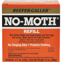 REEFER-GALLER Reefer-galler 1021.6 No-moth Moth Killer Cake Refill 2-pack