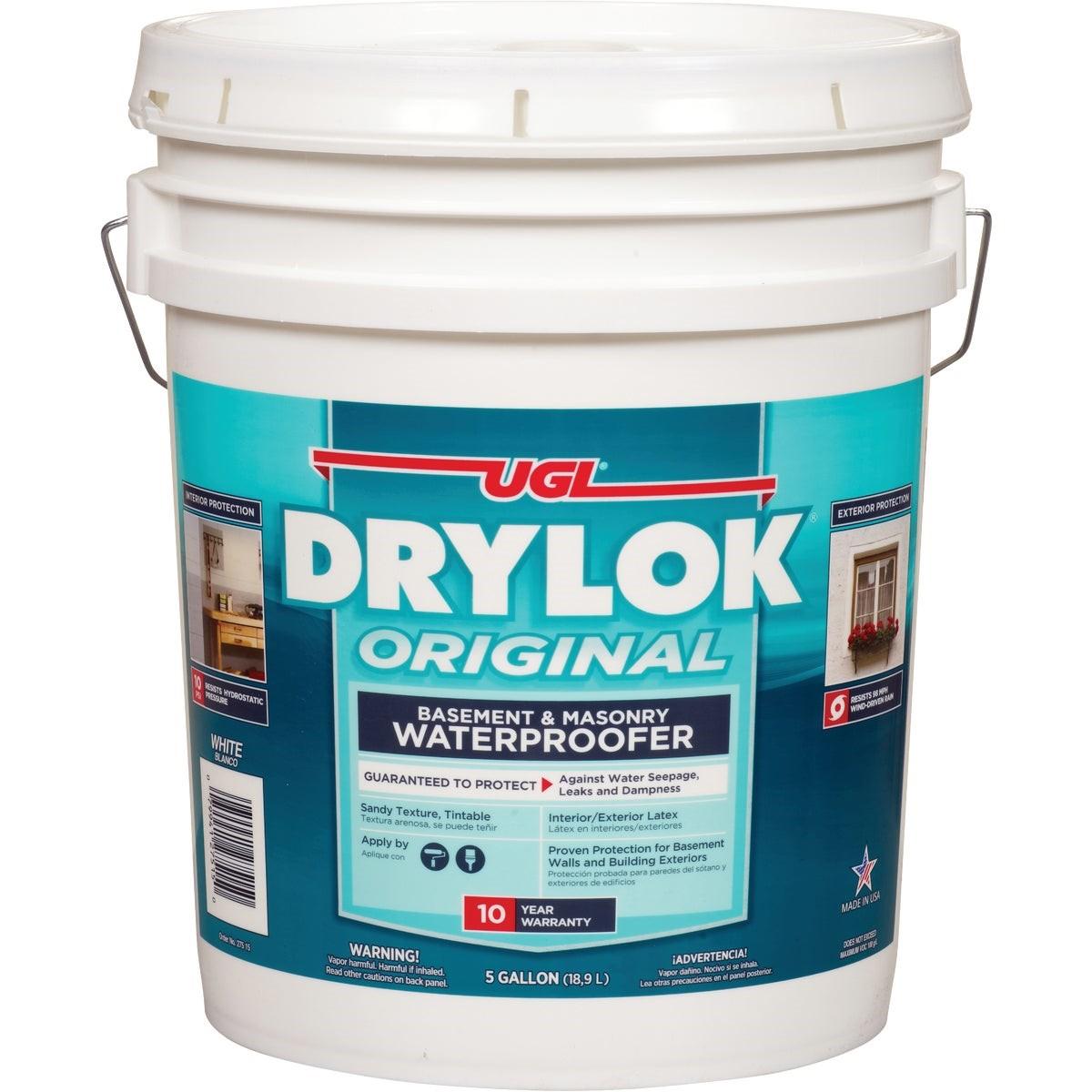 UGL Ugl 27515 Drylok White Latex Masonry Waterproofer 5 Gal