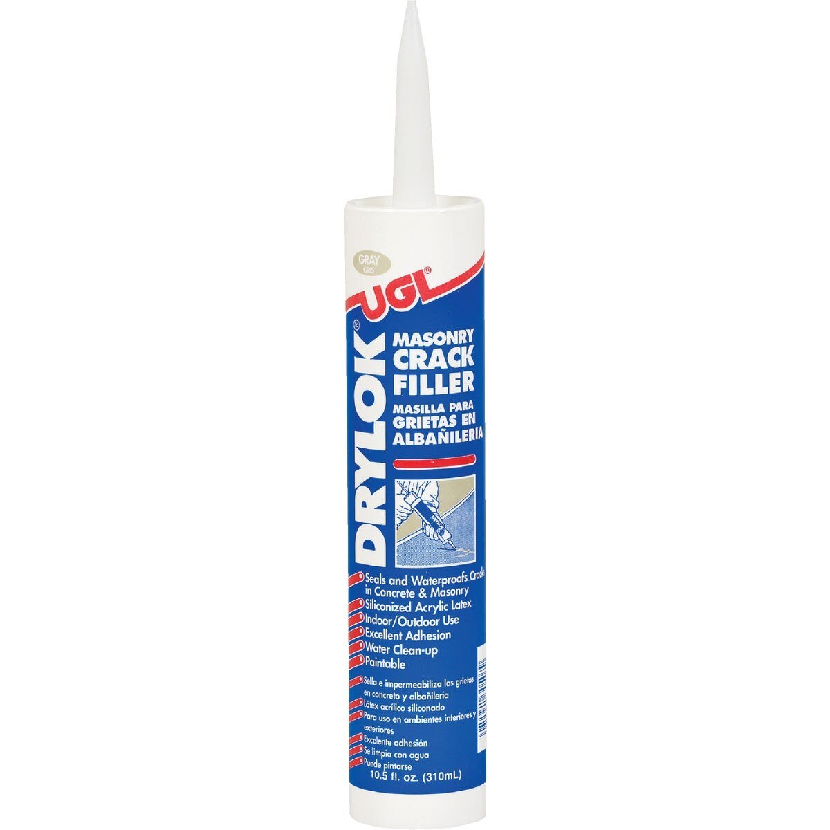 UGL Ugl 30507 Masonry Crack Filler 10.5 Oz Concrete Sealant