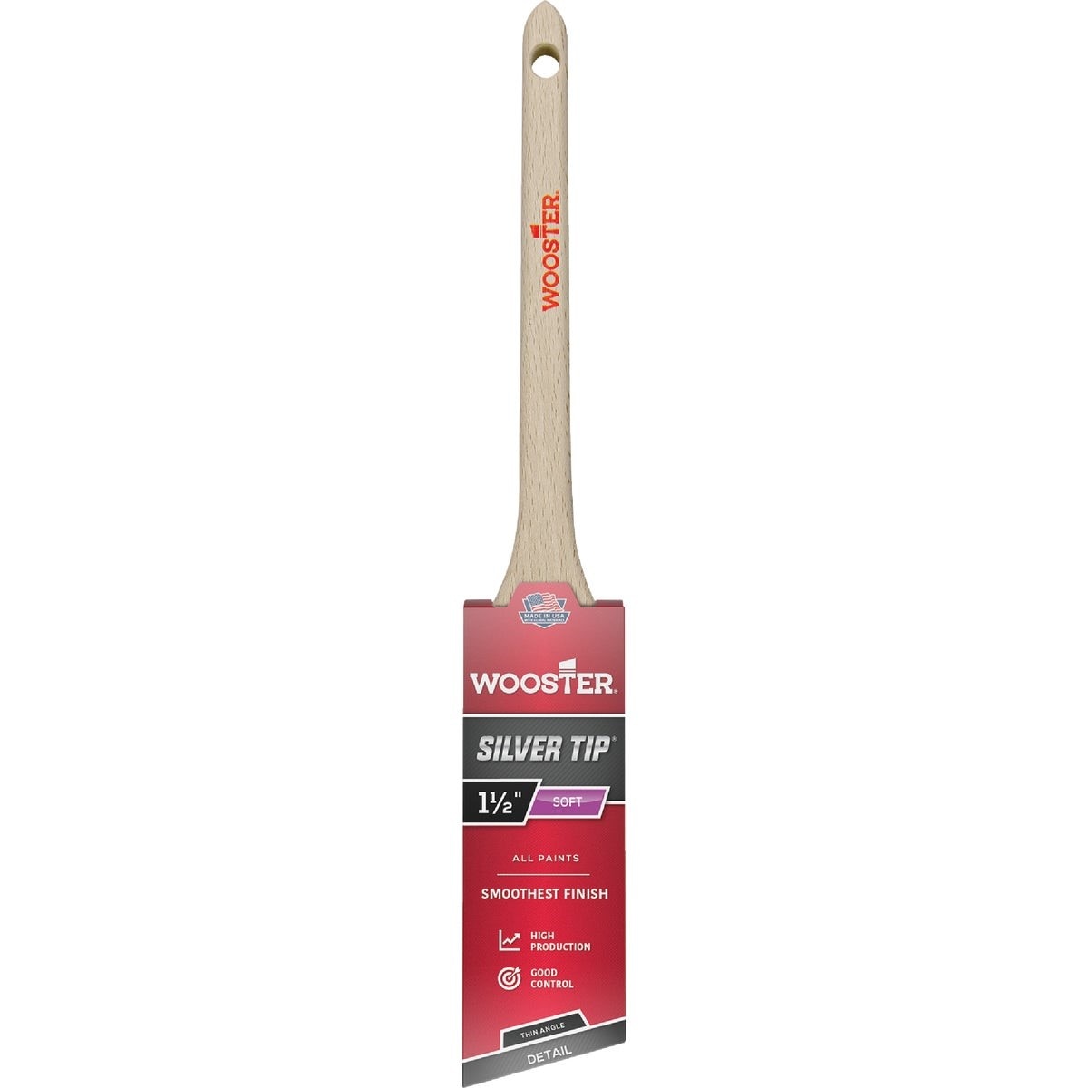WOOSTER BRUSH Wooster Brush 5224-1 1/2 Thin Angle Sash Paint Brush