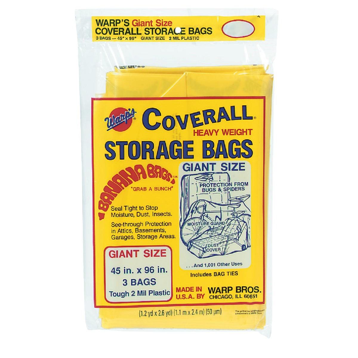 WARP BROTHERS Warp Brothers CB45 Heavyweight Storage Bags 3-count