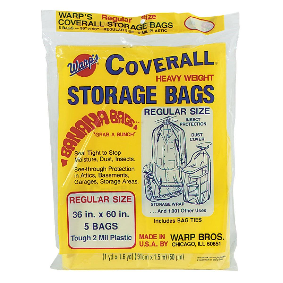 WARP BROTHERS Warp Brothers CB36 Heavyweight Storage Bags 5-count