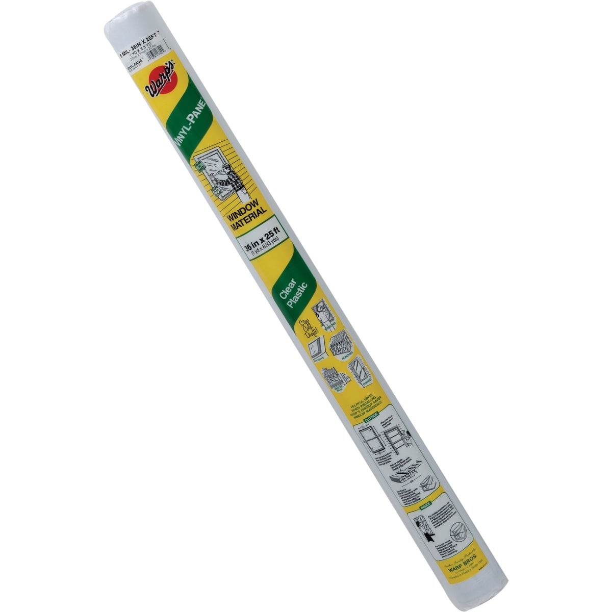 WARP BROTHERS Warp Brothers 8VP-36P Clear Vinyl Sheeting 8 Mil