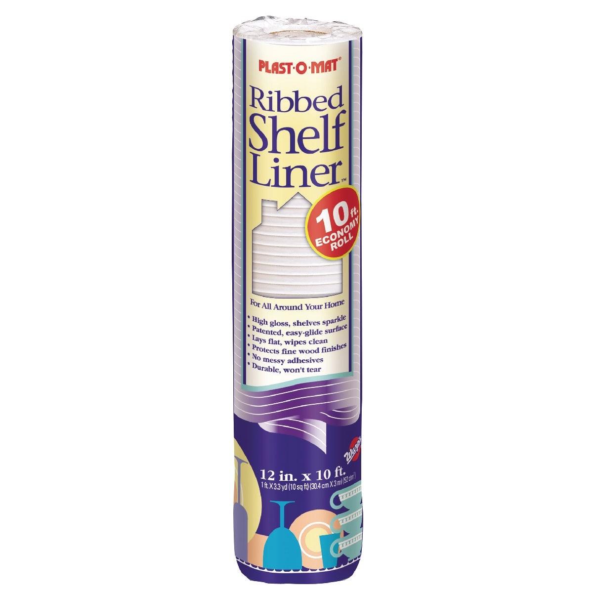 WARP BROTHERS Warp Brothers SPM110C Ribbed Shelf Liner 12x10 Ft Clear