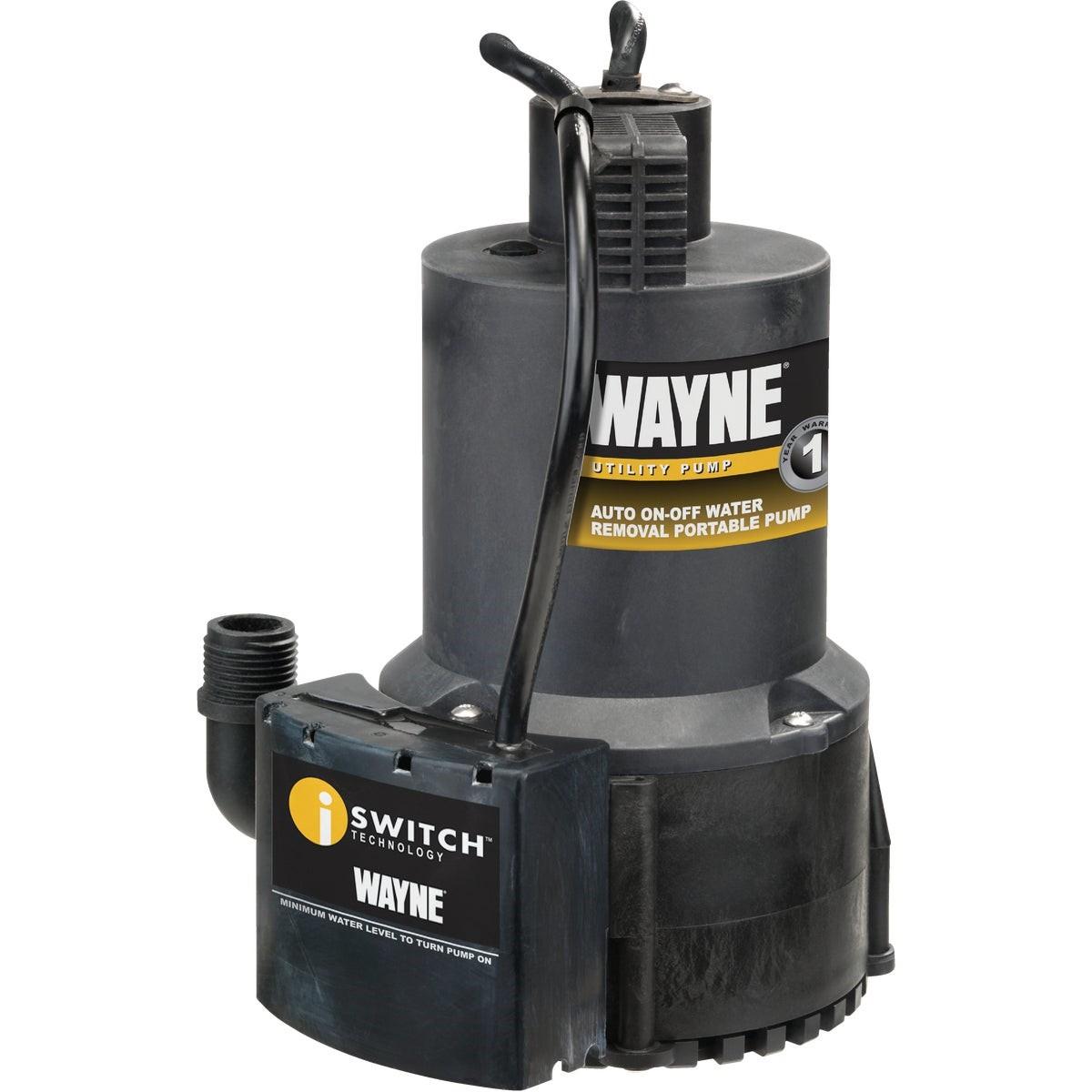 WAYNE WATER SYSTEMS Wayne Water Systems EEAUP250 Submersible Utility Pump 0.25 Hp