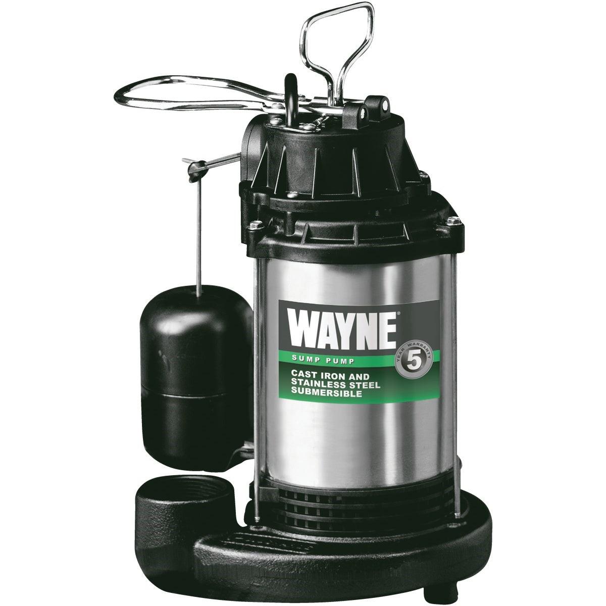 WAYNE WATER SYSTEMS Wayne Water Systems CDU980E 3/4 Hp Submersible Sump Pump