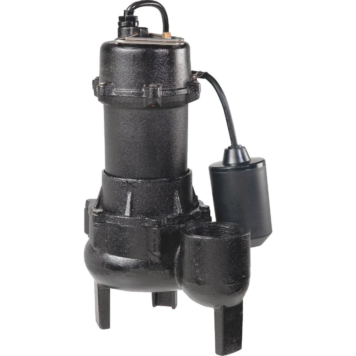 WAYNE WATER SYSTEMS Wayne Water Systems RPP50 1/2 Hp Cast Iron Sewage Ejector Pump