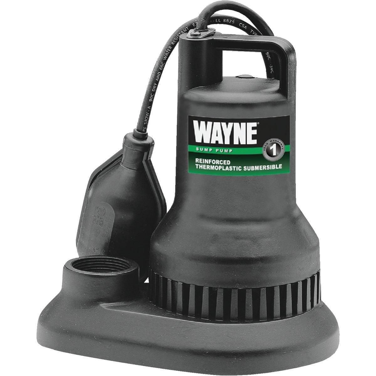 WAYNE WATER SYSTEMS Wayne Water Systems WST33 Submersible Sump Pump 1/3 Hp