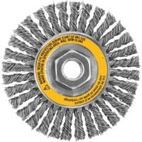 DEWALT Dewalt DW4926 Stringer Bead Wire Wheel 4 in Carbon Steel