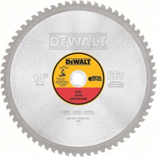 DEWALT Dewalt DWA7747 14 Inches 66T Metal Cutting Saw Blade