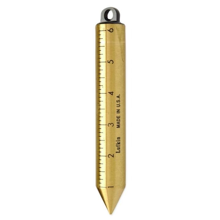 APEX Apex 590GMEN Plumb Bob Sae Metric Brass 0-6 Inch