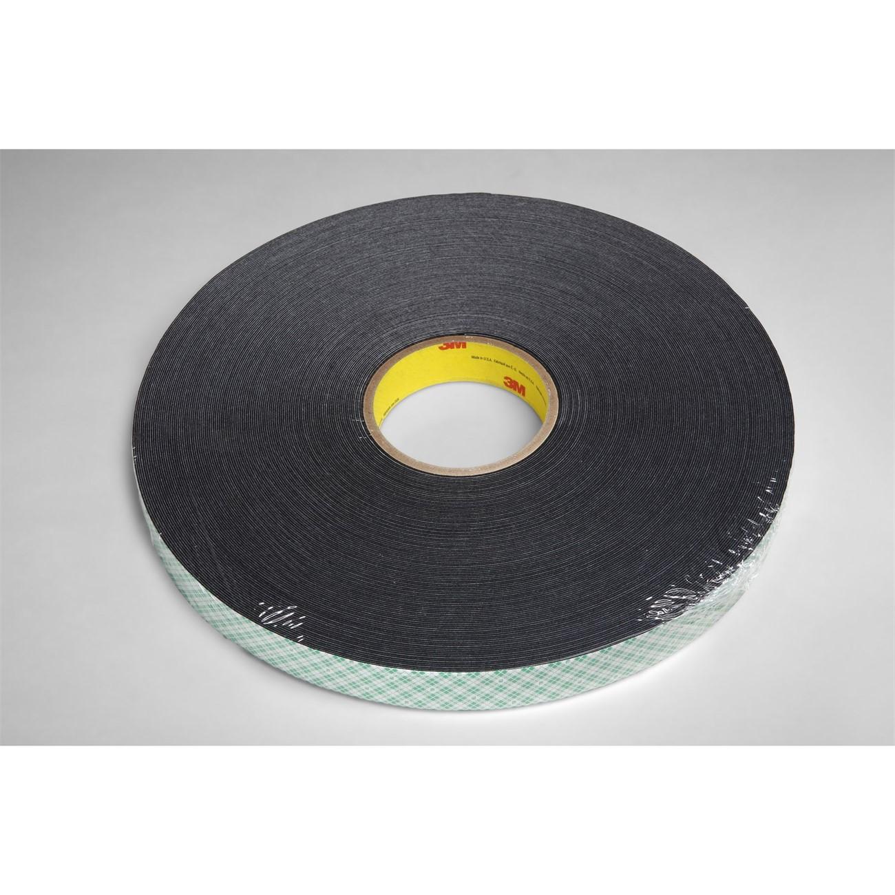 3M 3M 7000123320 Urethane Foam Tape 4052 Black 1in X 72yd