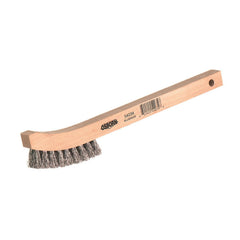 OSBORN Osborn 54022 Wire Scratch Brush Curved Back Brass Fill