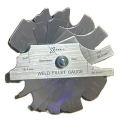 XTRWELD Xtrweld FWG-7 Weld Fillet Gauge Set 7 Piece