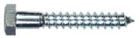 STEWART FASTENER Stewart Fastener J3132SLZ Zinc Hex Lag Bolts 5/16x2in Jar 50