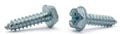 STEWART FASTENER Stewart Fastener J1224ACHZ Hex Washer Head Tapping Screw Zinc