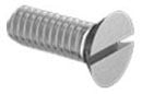 STEWART FASTENER Stewart Fastener J0616MSFZ 6-32 X 1 in Flat Slotted Machine Screws