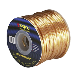 SATCO-NUVO Satco-nuvo 93139 Bulk Lamp Wire 18/2 SPT-1 250 Ft Clear Gold