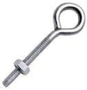 STEWART FASTENER Stewart Fastener J10875 Eye Bolt Nut Zinc 3/8x4 in 25-pack