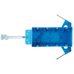 ABB Abb B455AH Four-gang Outlet Box 60 Cu in Pvc Nail-on