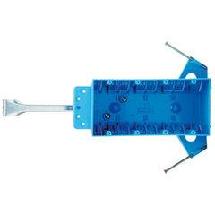 ABB Abb B455AH Four-gang Outlet Box 60 Cu in Pvc Nail-on