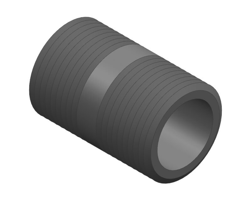 GEORG FISCHER Georg Fischer 9861259 Cpvc Sch 80 Nipple 2x12 in Mpt