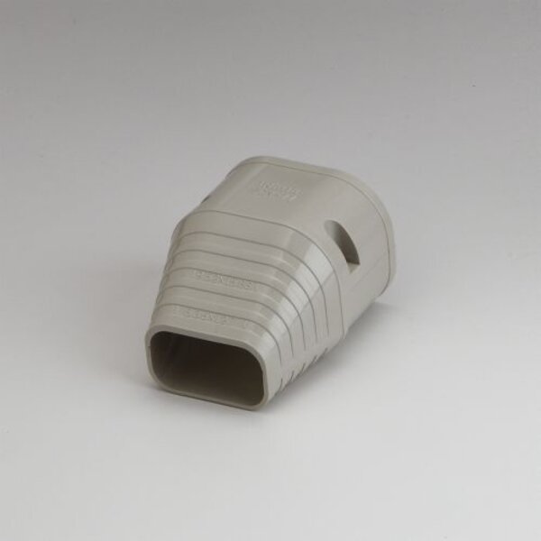 RECTORSEAL Rectorseal 86027 Slimduct End Fitting 2.75 Inches Ivory