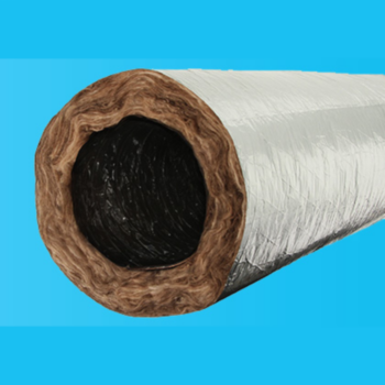 QUIETFLEX Quietflex 18KMR8 Flexible Duct 18 in R-8 Foil Jacket 25 Ft