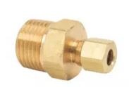 DIVERSITECH Diversitech A68CF Brass Adapter 1/4 in Od Compression X 1/2 in Mip
