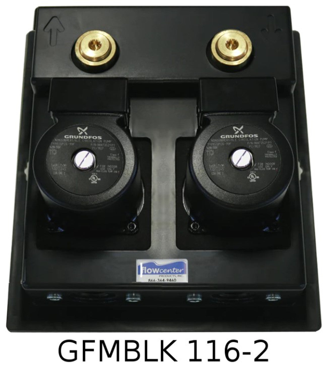 FLOWCENTER PRODUCTS Flowcenter Products FCP-GFM116-2 Dual Pump Flowcenter