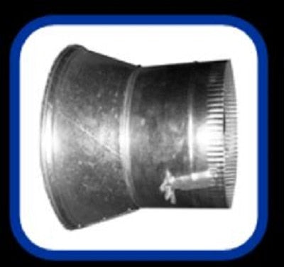 AIR FLOW PRODUCTS Air Flow Products MTD1210 Conical Spin-in Takeoff with Damper