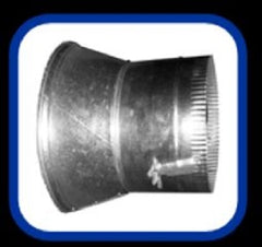 AIR FLOW PRODUCTS Air Flow Products MTD1210 Conical Spin-in Takeoff with Damper