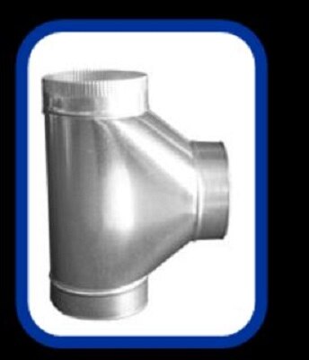 AIR FLOW PRODUCTS Air Flow Products 86F14 Full Flow Tee 14x14x14
