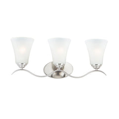 MAXIM LIGHTING Maxim Lighting 47771217 3-light Bath Vanity Satin Nickel