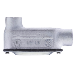 BRIDGEPORT FITTINGS Bridgeport Fittings LB-61CG Type Lb Conduit Body 1/2 Inch