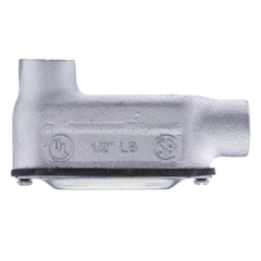 BRIDGEPORT FITTINGS Bridgeport Fittings LB-61CG Type Lb Conduit Body 1/2 Inch