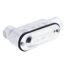 BRIDGEPORT FITTINGS Bridgeport Fittings LB-61CG Type Lb Conduit Body 1/2 Inch