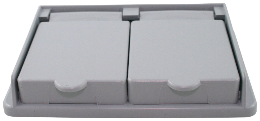 ATKORE Atkore WDRE1510 Plastic Duplex Receptacle Cover