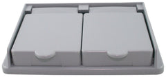 ATKORE Atkore WDRE1510 Plastic Duplex Receptacle Cover