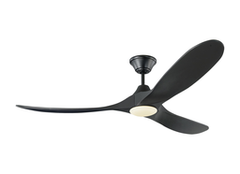 SEA GULL LIGHTING Sea Gull Lighting 3MAVR60BKBKD Maverick Led Ceiling Fan 60 in