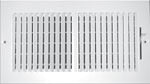 RECTORSEAL Rectorseal 10V6X6 2-way Ceiling Sidewall Register 6x6 White