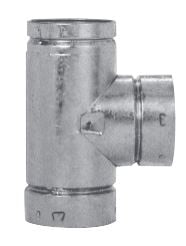 DURAVENT Duravent 05T B-vent Tee 5 Inches Double Wall