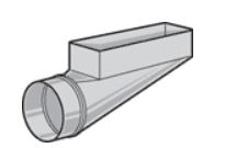 SEAL-TITE Seal-tite 1373-061008 Center End Boot 6x10 in 2in Extension