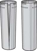 SEAL-TITE Seal-tite RDP-052620 Snap Lock Round Duct Pipe 20in 26ga