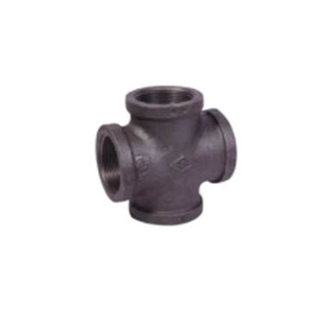 BMI USA Bmi Usa 35626 Malleable Iron Black Pipe Cross 1 Inch