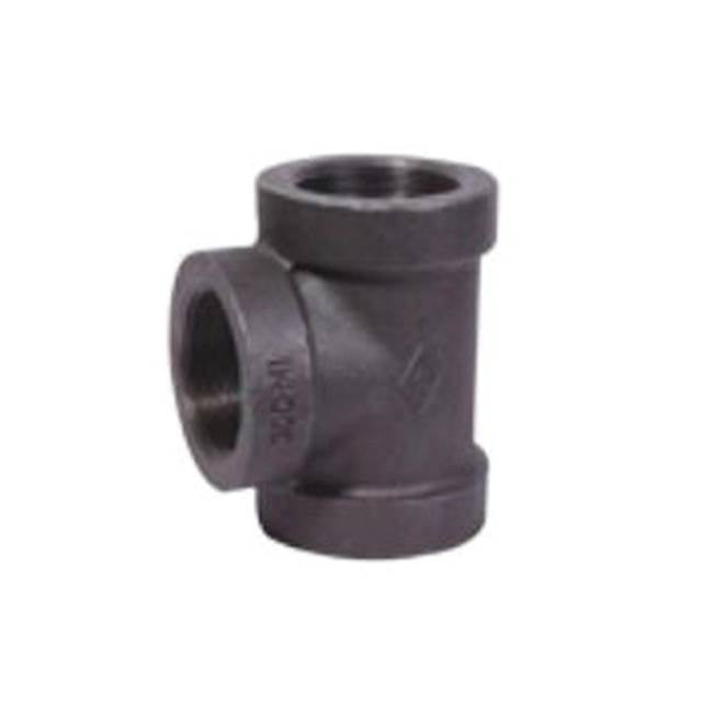 BMI USA Bmi Usa 20404 Black Malleable Iron Pipe Tee 1/2 Inch Xh