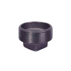 BMI USA Bmi Usa 35612 4 Inch Black Malleable Iron Pipe Cap
